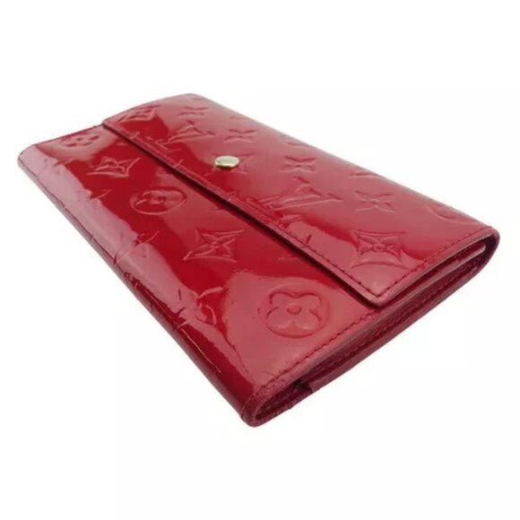 LOUIS VUITTON Long Wallet Vernis Patent Leather Authentic Used - Picture 3 of 9